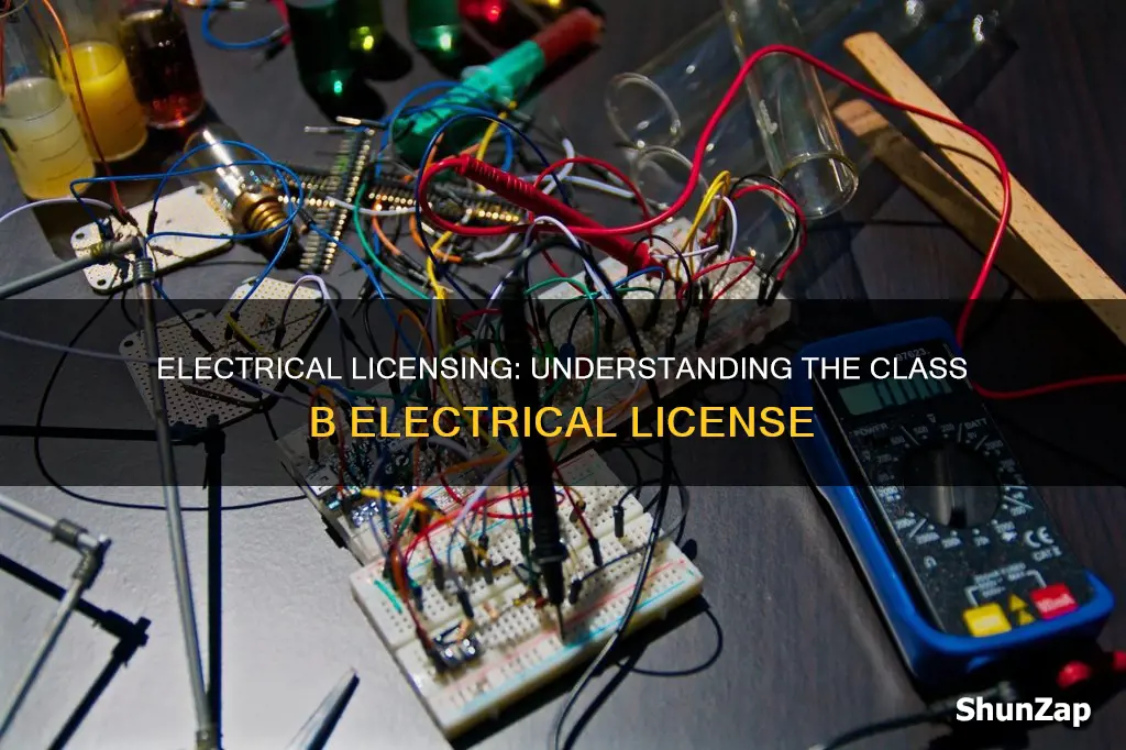 what is a class b electrical license