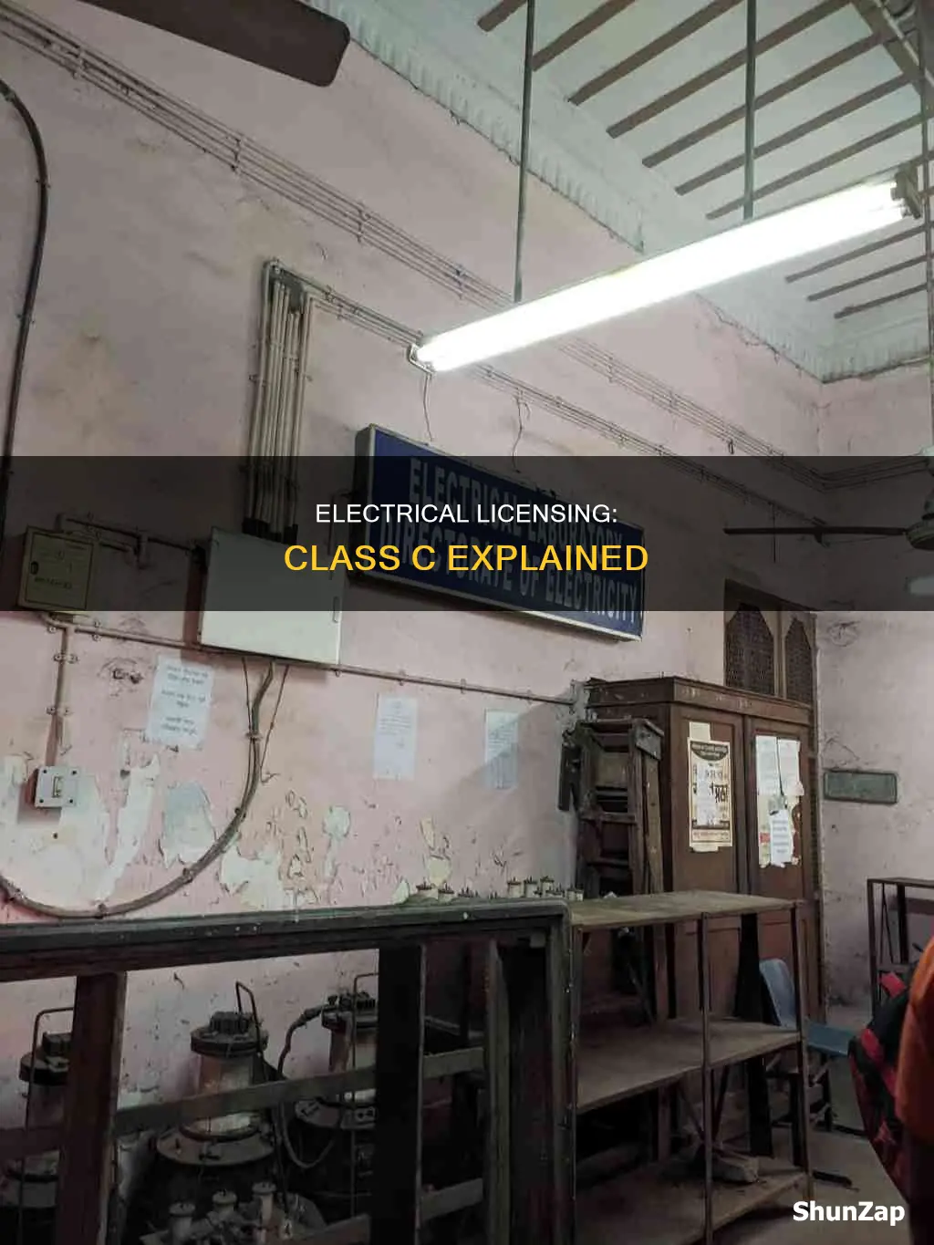 what is a class c electrical license