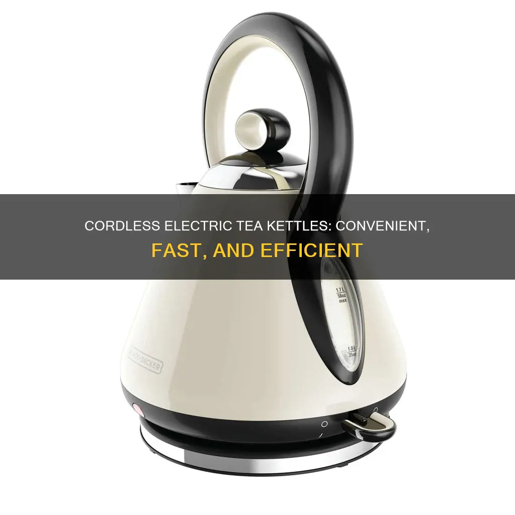 what is a cordless electric tea kettle