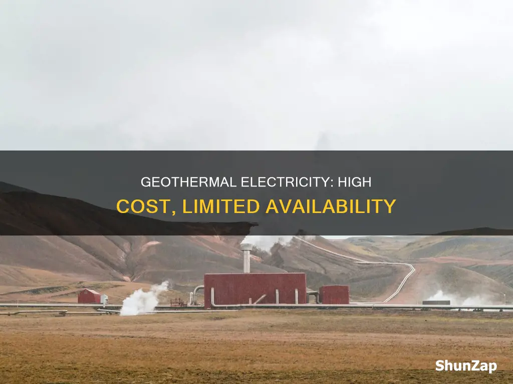 what is a drawback of geothermal electricity