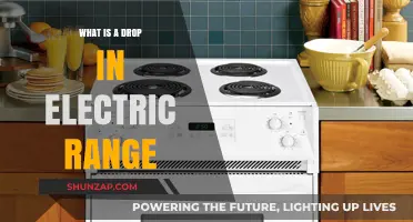 Electric Range: Drop-In Cooking Simplified
