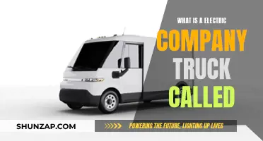 Unveiling the Name: What's an Electric Company Truck Called?