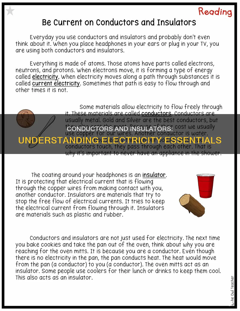 what is a electrical conductor and insulator