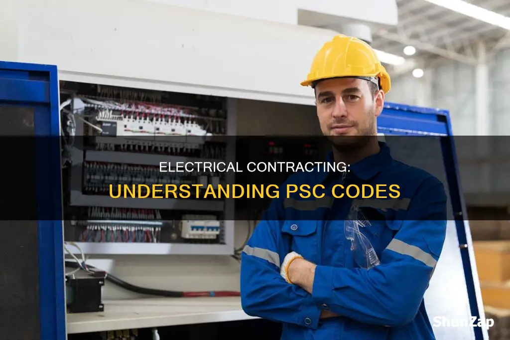 what is a electrical contractor psc code