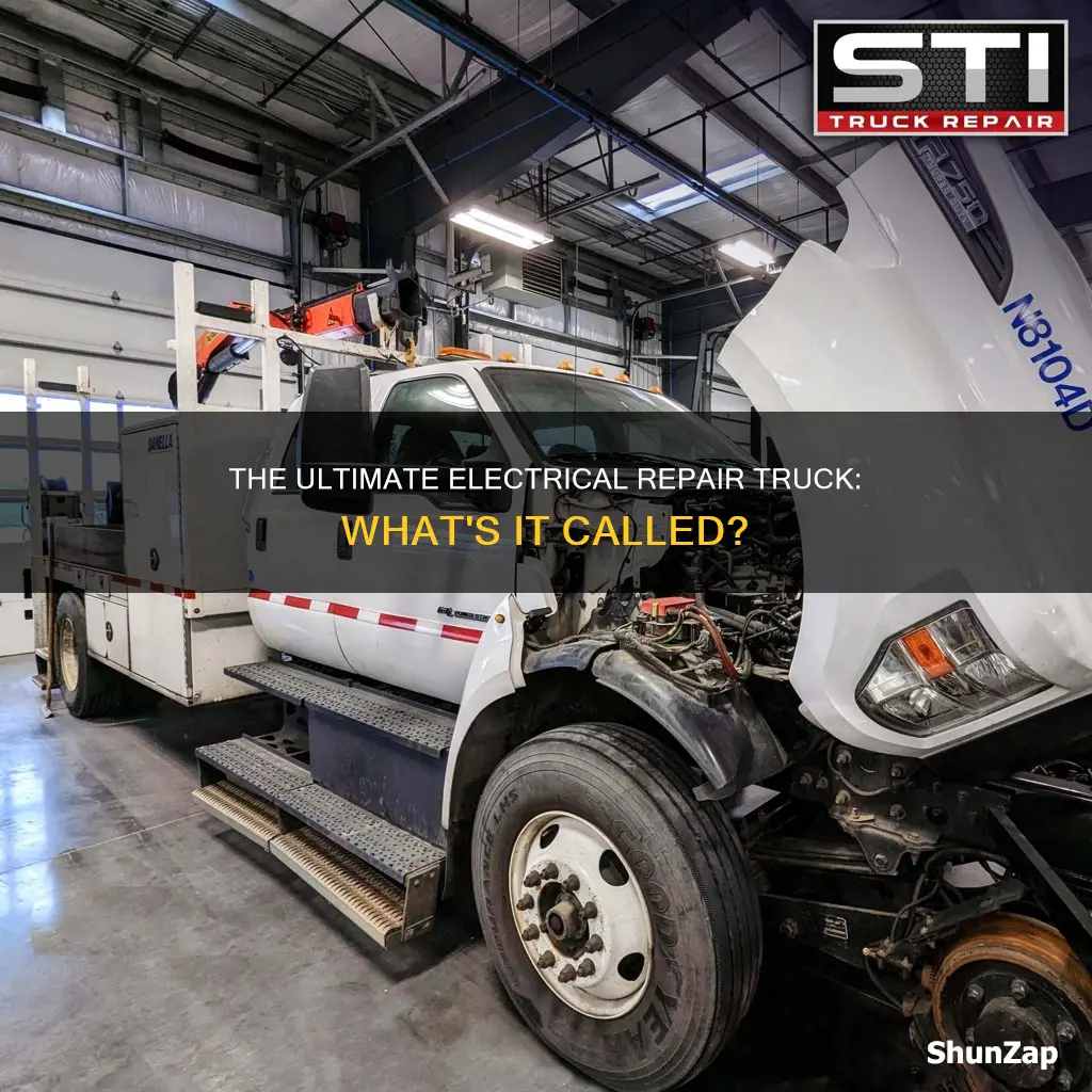 what is a electrical repair truck called