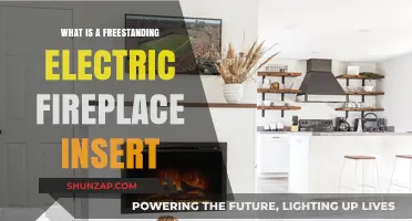 Electric Fireplace Inserts: Freestanding Warmth and Ambiance