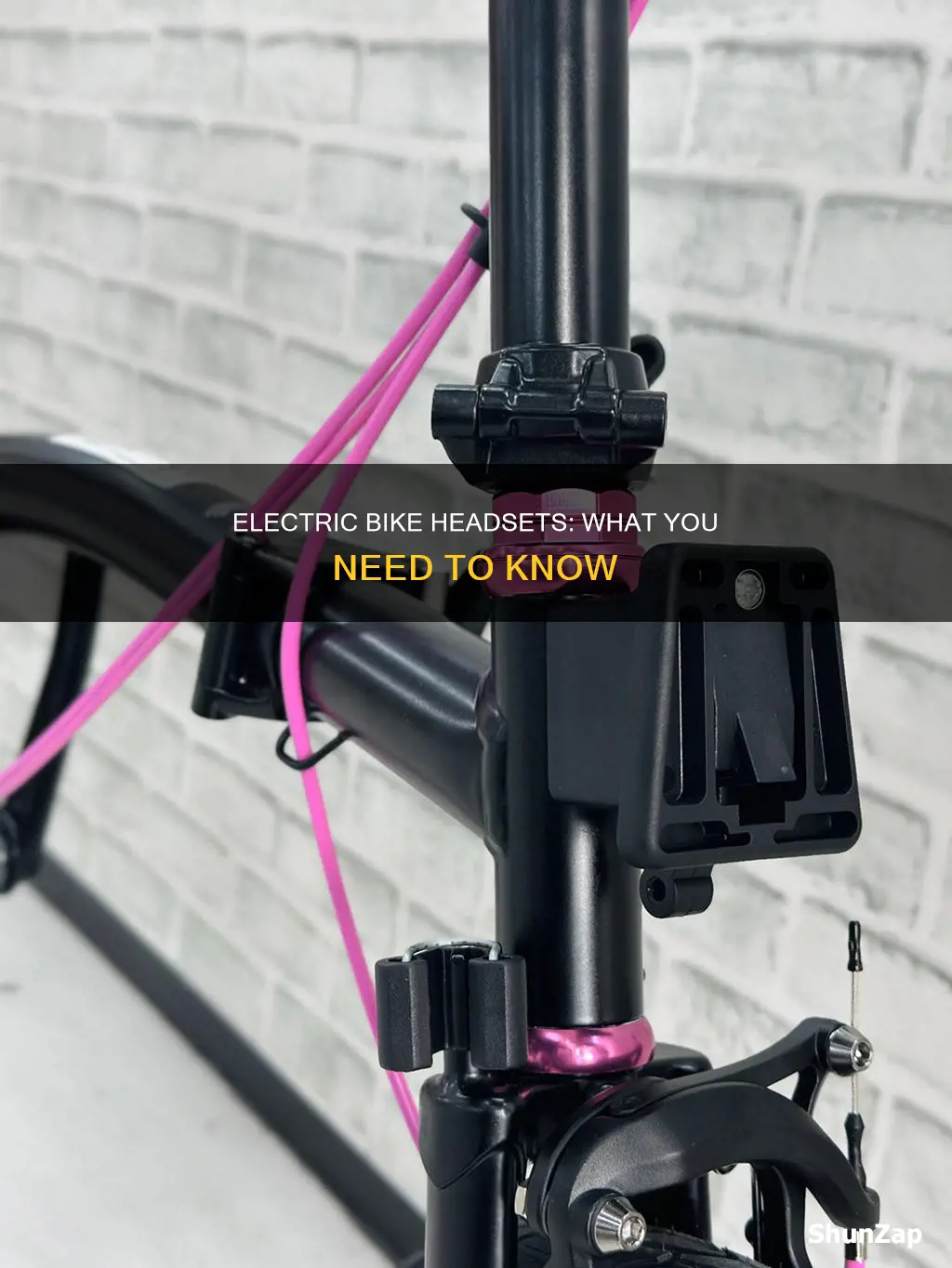 what is a headset on an electric bike