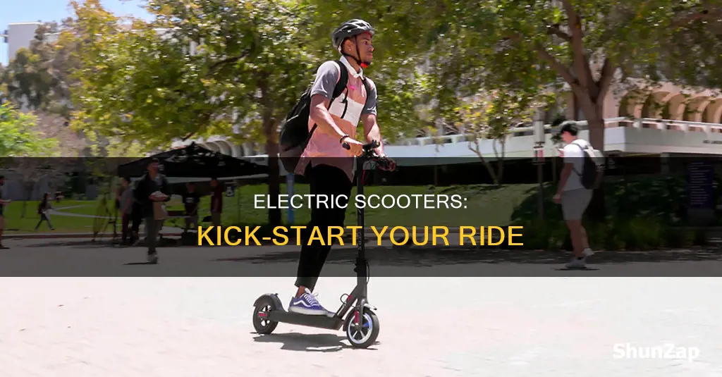 what is a kick start electric scooter