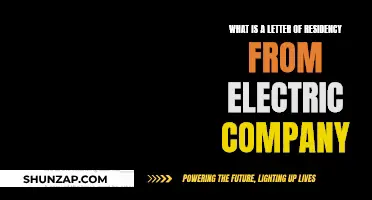 Electric Company Residency Letters: What You Need to Know