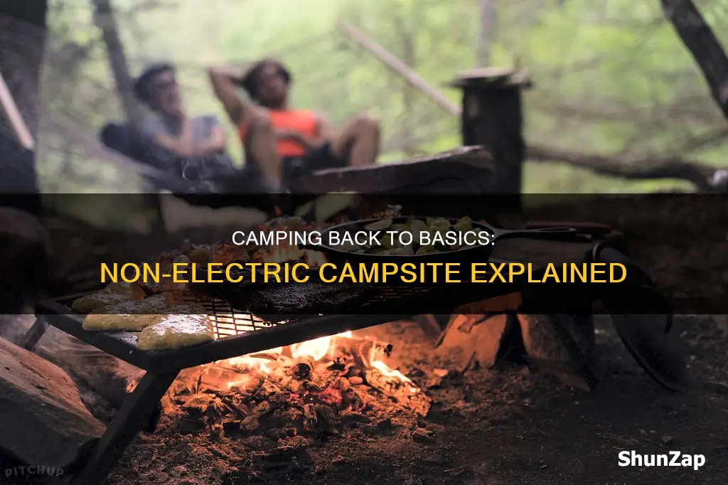 what is a modern non electric campsite