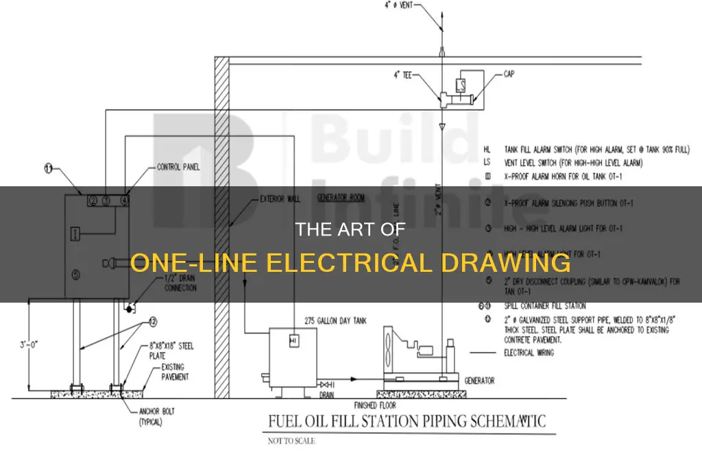 what is a one line drawing electrical