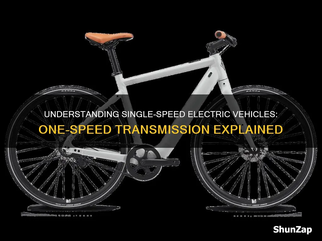 what is a one speed transmission electric vehicle