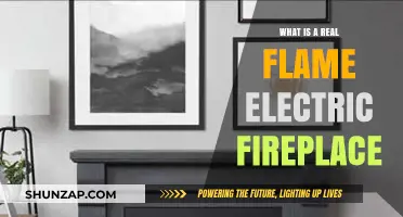 The Real Flame Electric Fireplace: Warmth and Ambiance