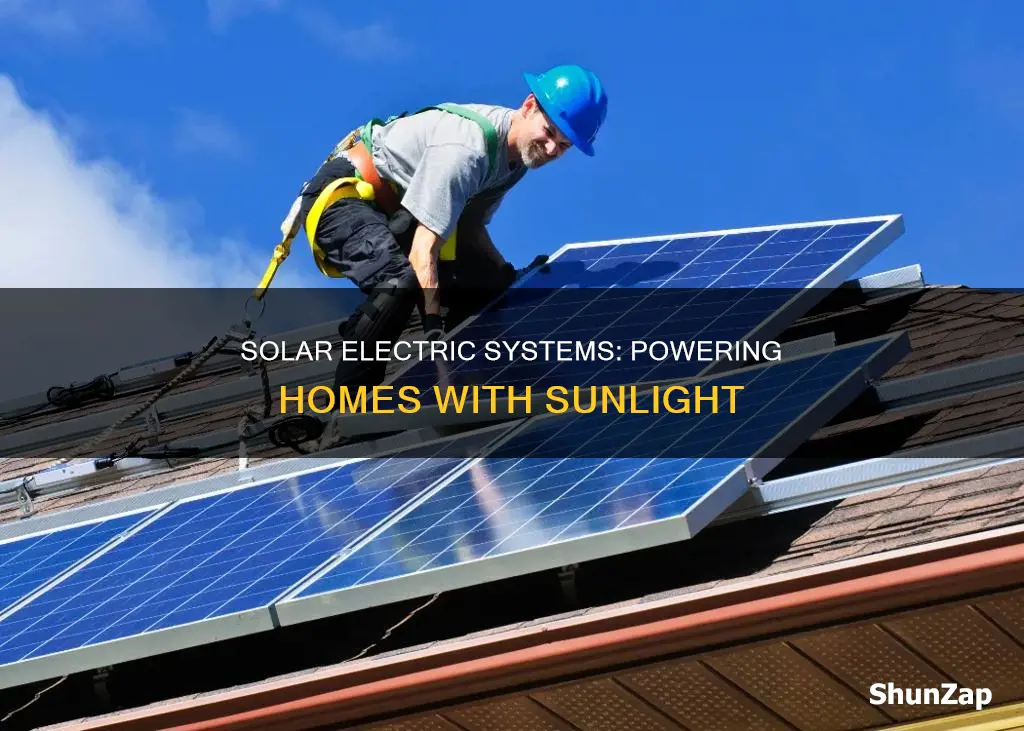 what is a residential solar electric system
