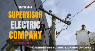 Supervisor's Role in Electric Companies: Row-by-Row Management