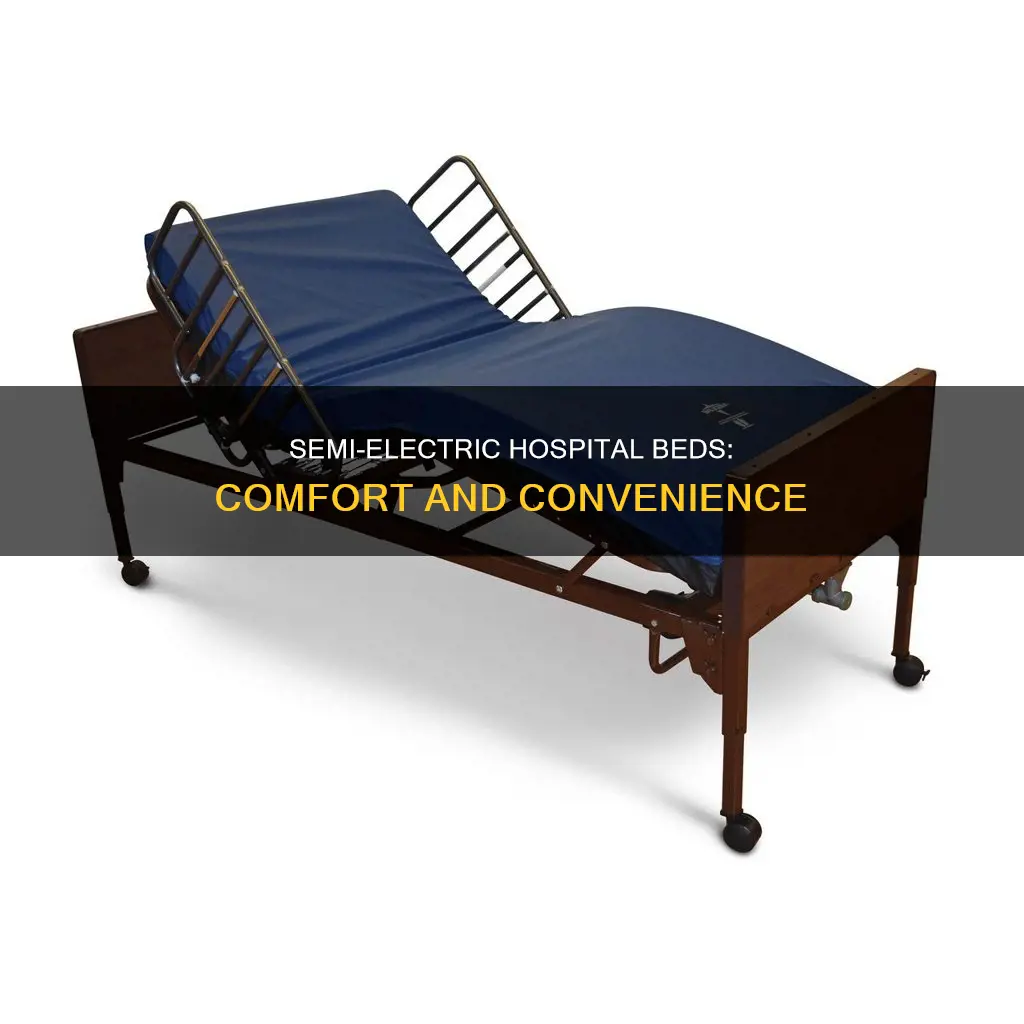 what is a semi electric hospital bed
