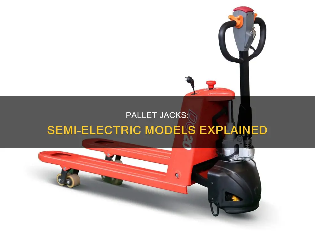 what is a semi electric pallet jack