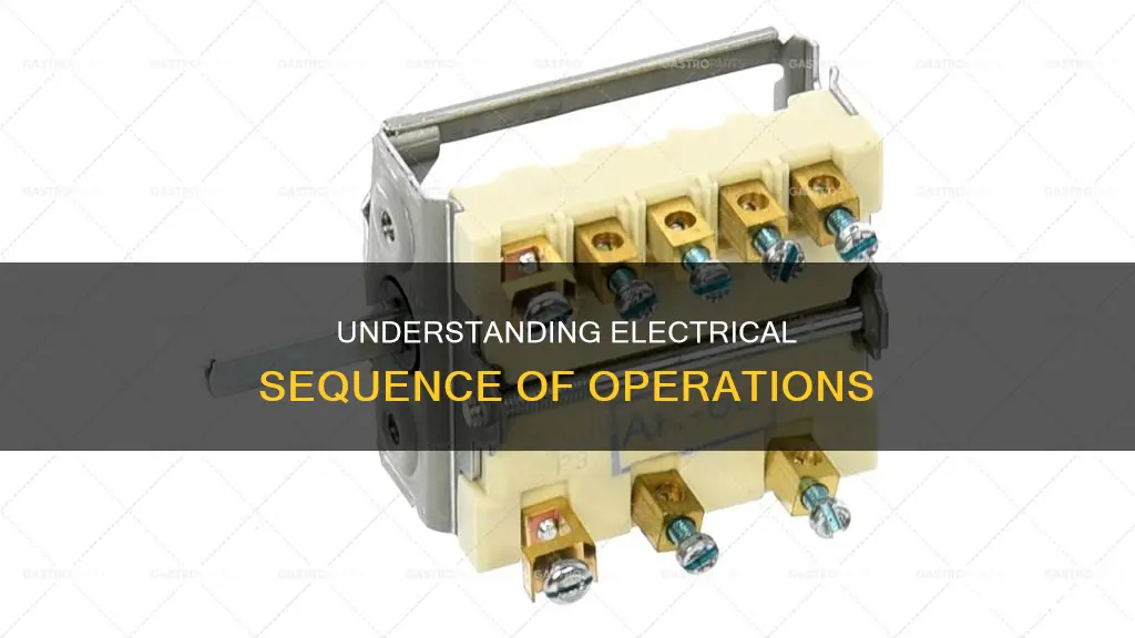 what is a sequence of operation electrical