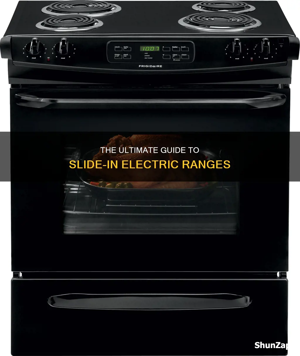 what is a slide in electric range