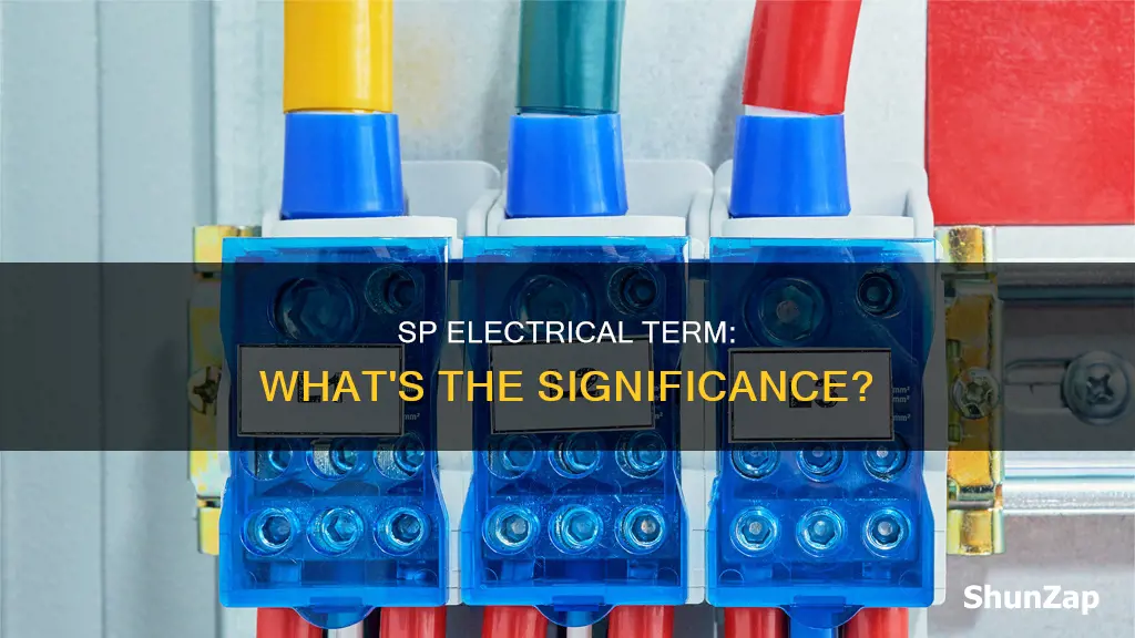 what is a sp in electrical terms