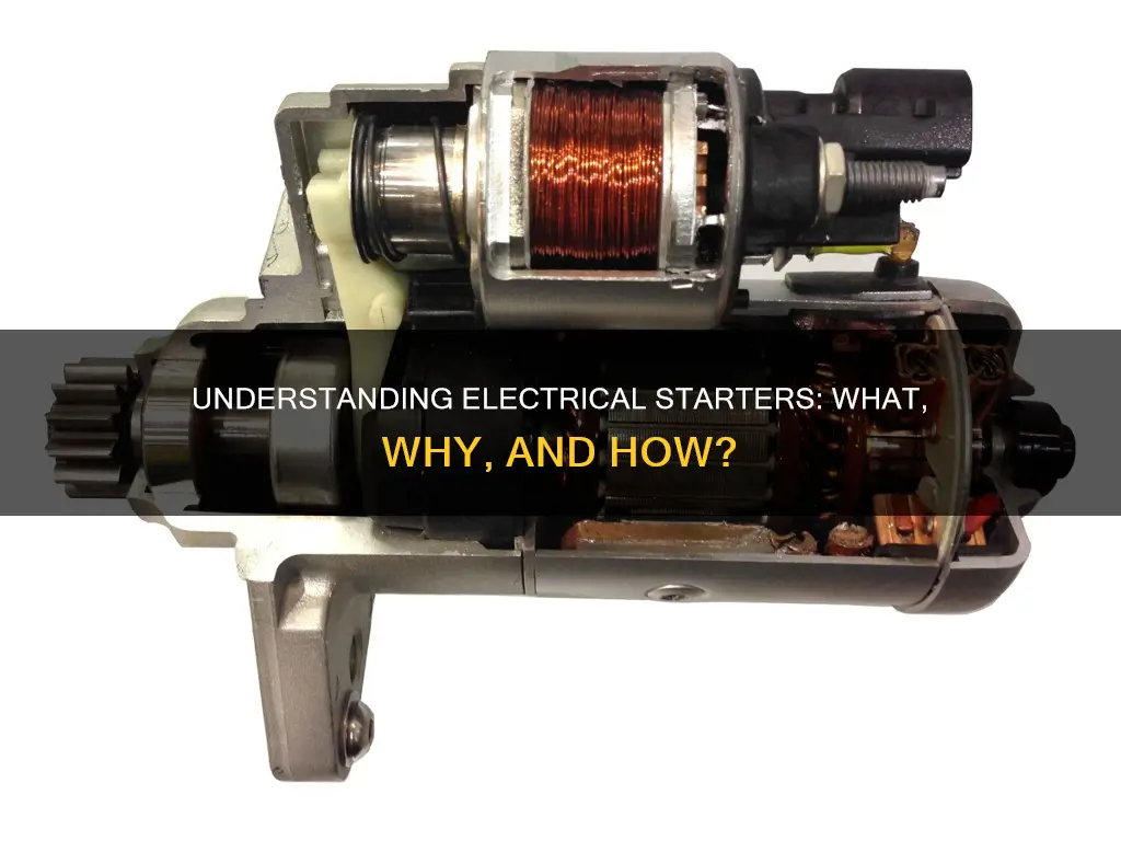 what is a starter in electrical terms
