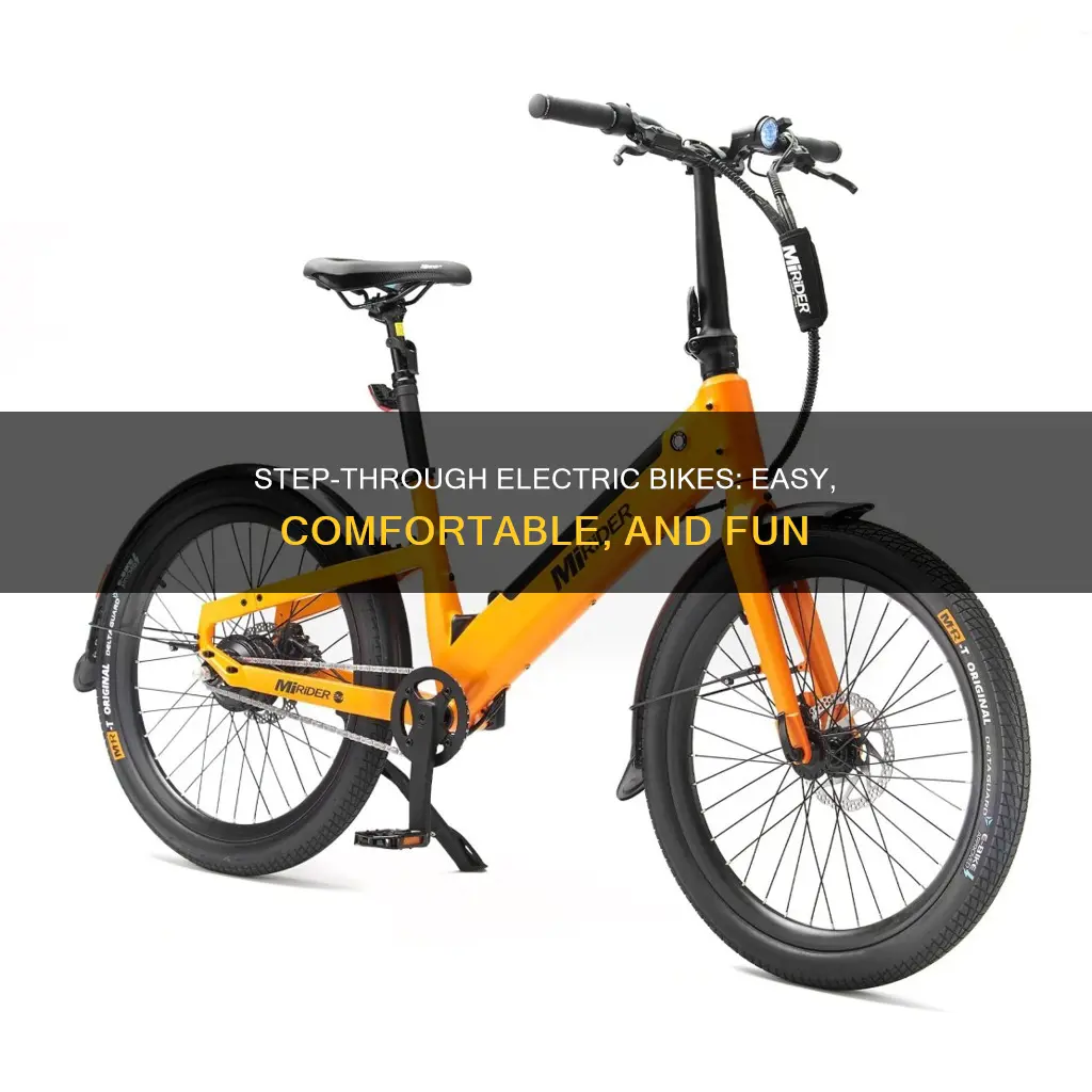 what is a step through electric bike