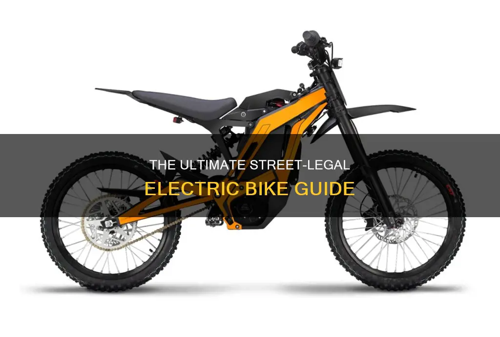 what is a street legal electric bike