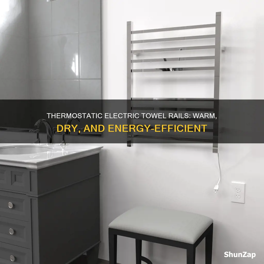 what is a thermostatic electric towel rail