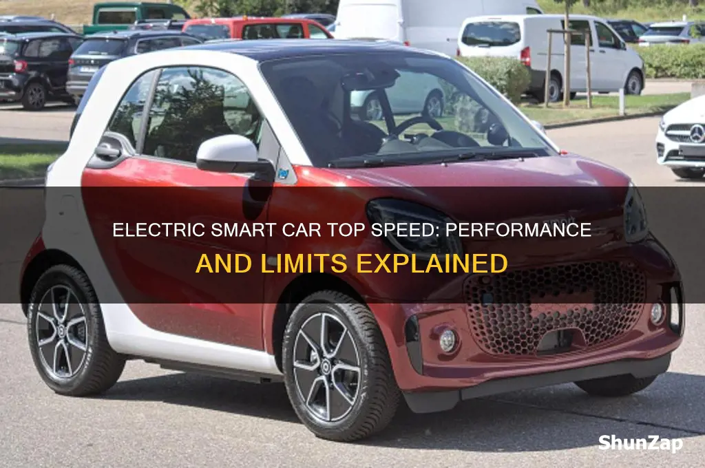 what is a top speed on a electric smart car