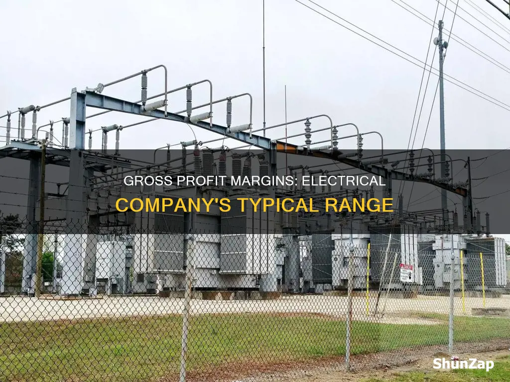 what is a typical gross margin for electrical company