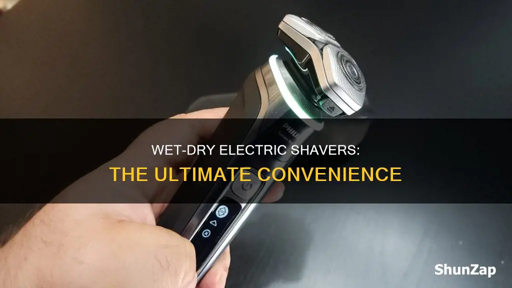 what is a wet dry electric shaver