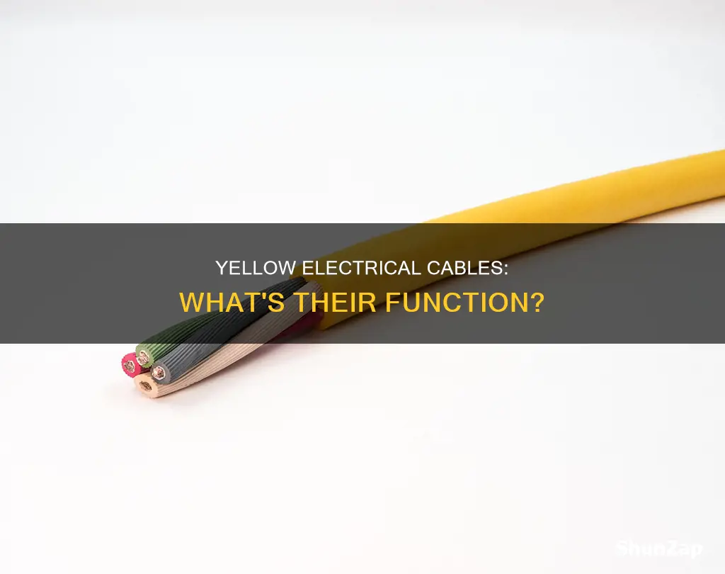 what is a yellow cable in electrical