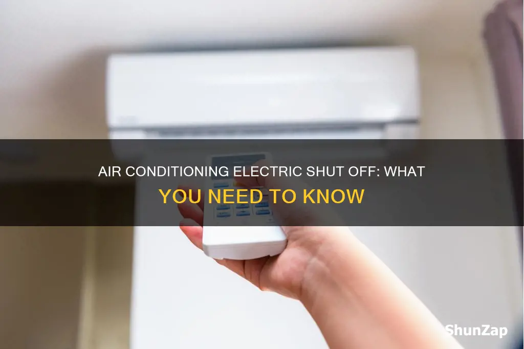 what is air conditioning electric shut off