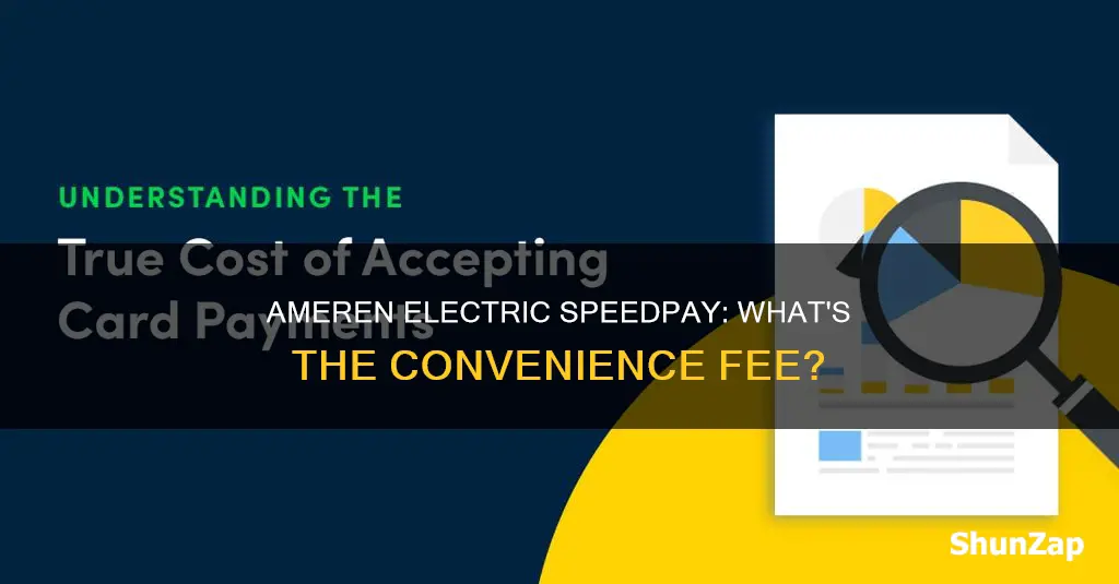 what is ameren electrics speedpay convenience fee