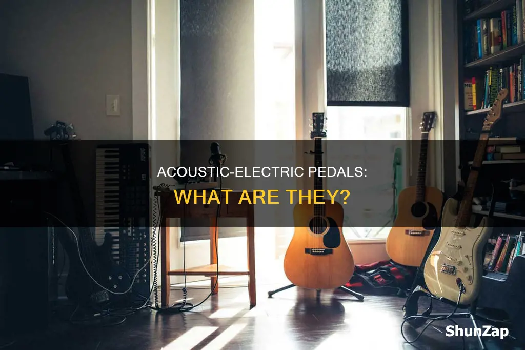 what is an acoustic electric pedal thing