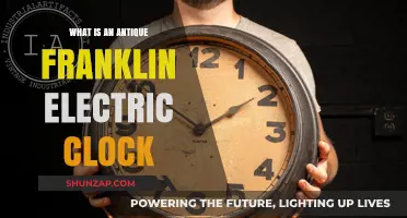 Antique Franklin Electric Clocks: A Historical Overview