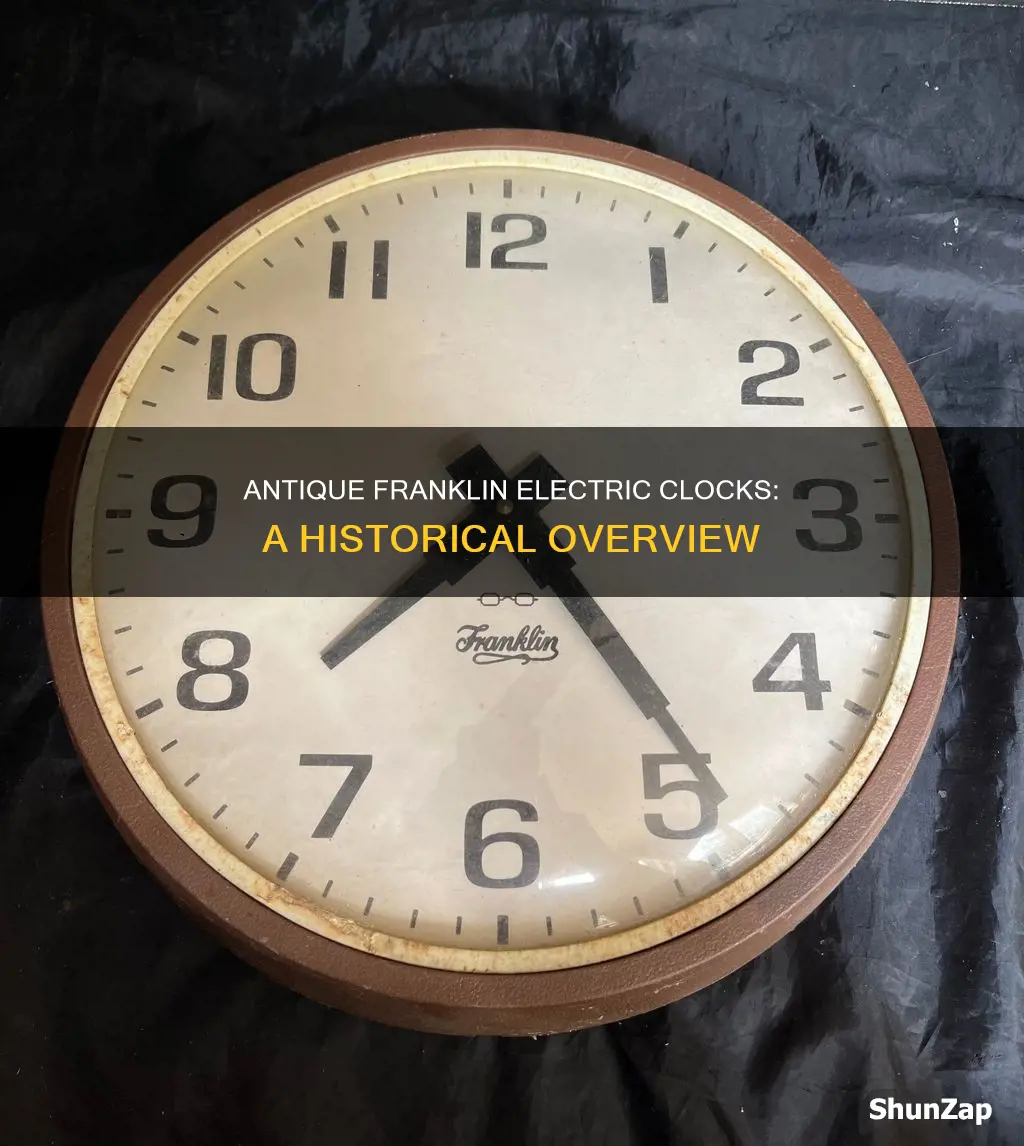 what is an antique franklin electric clock