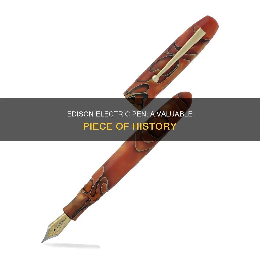 what is an edison electric pen worth