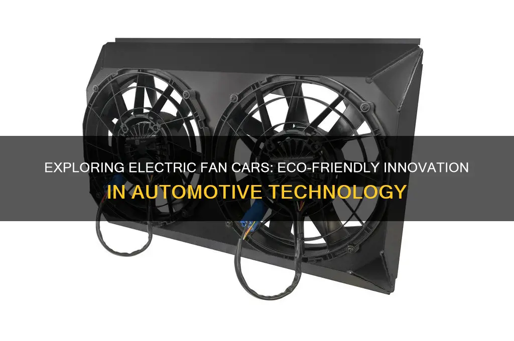 what is an electric fan car