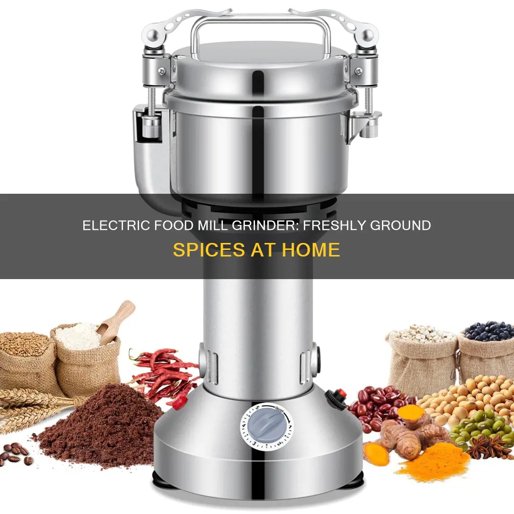 what is an electric food mill grinder