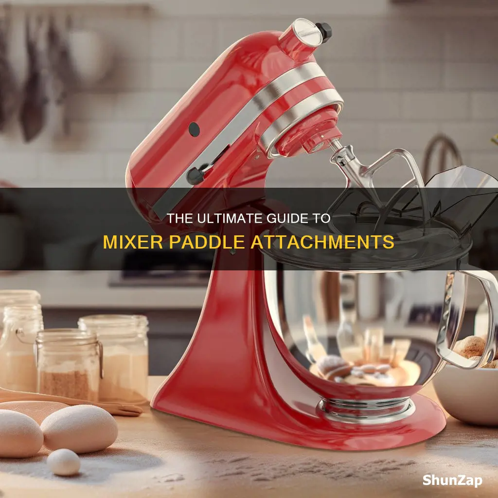 what is an electric mixer paddle attachment