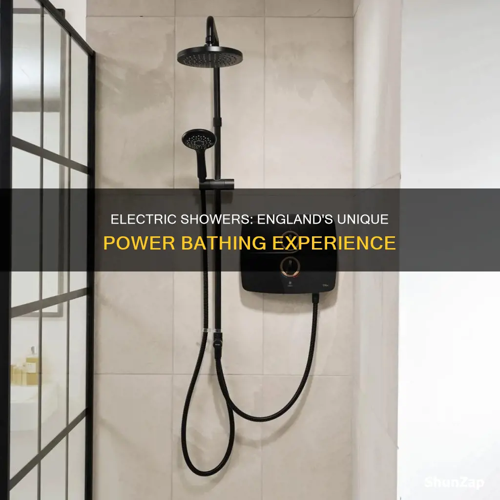 what is an electric shower in england