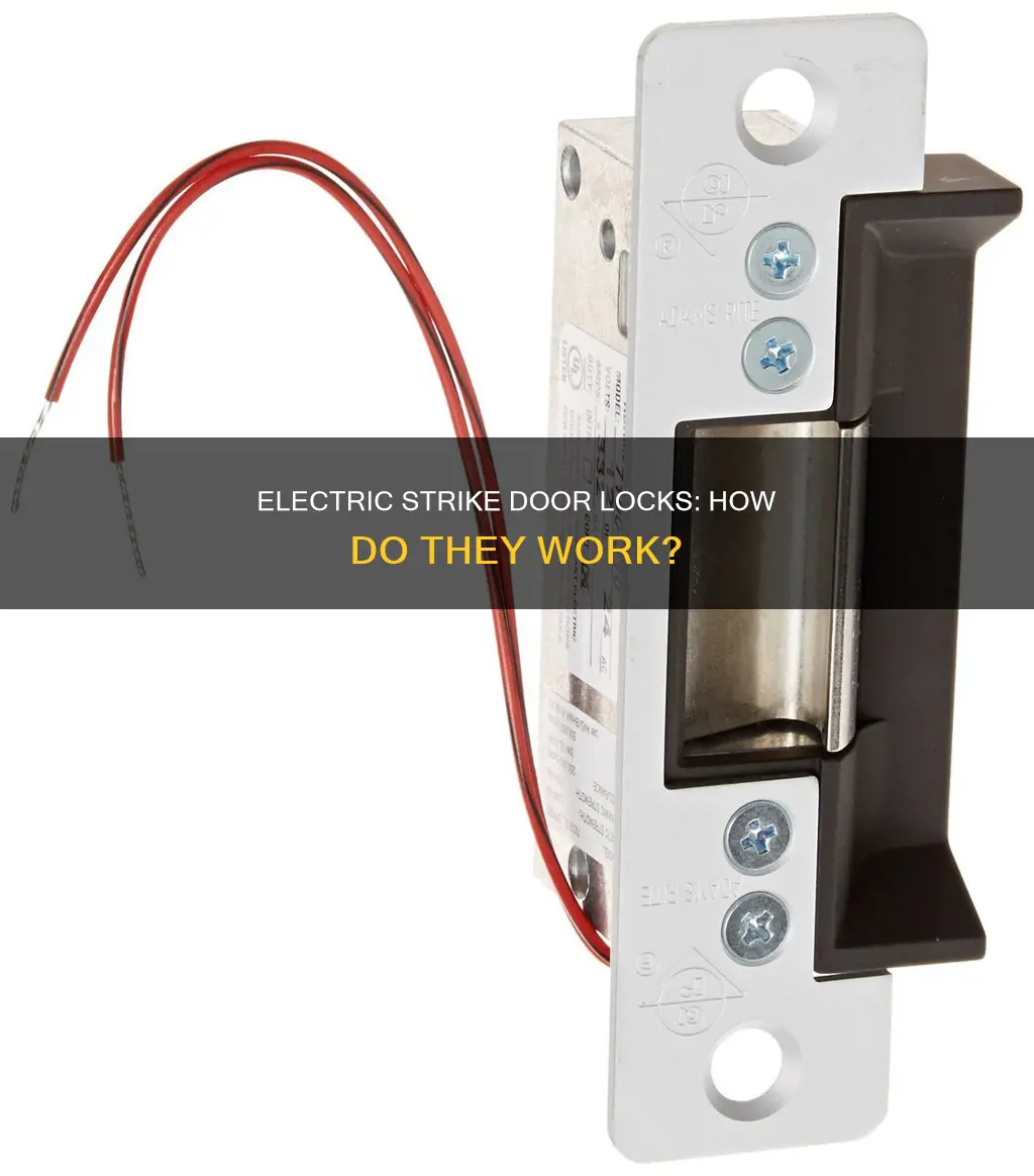 what is an electric strike door lock