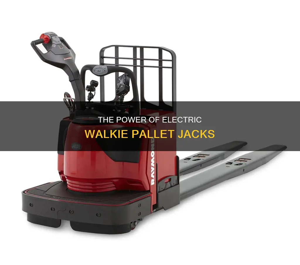 what is an electric walkie pallet jack