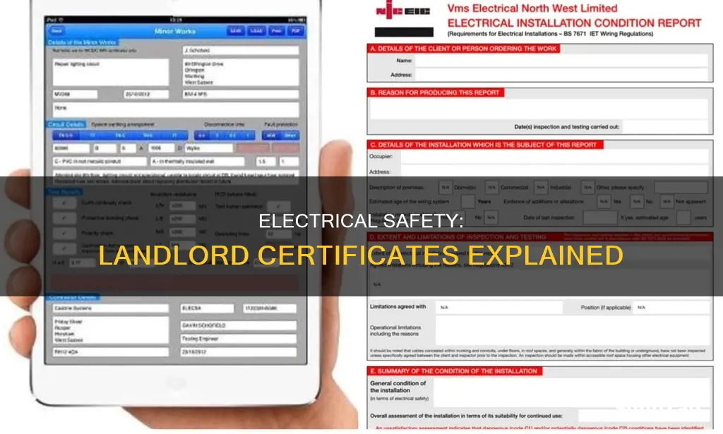 what is an electrical certificate landlord certificates