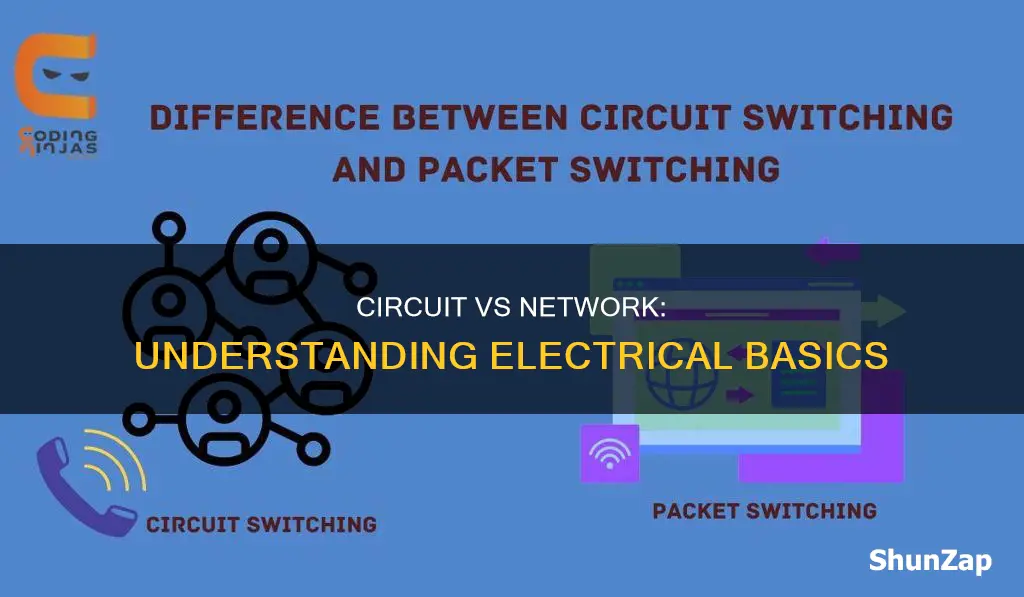 what is an electrical circuit vs network