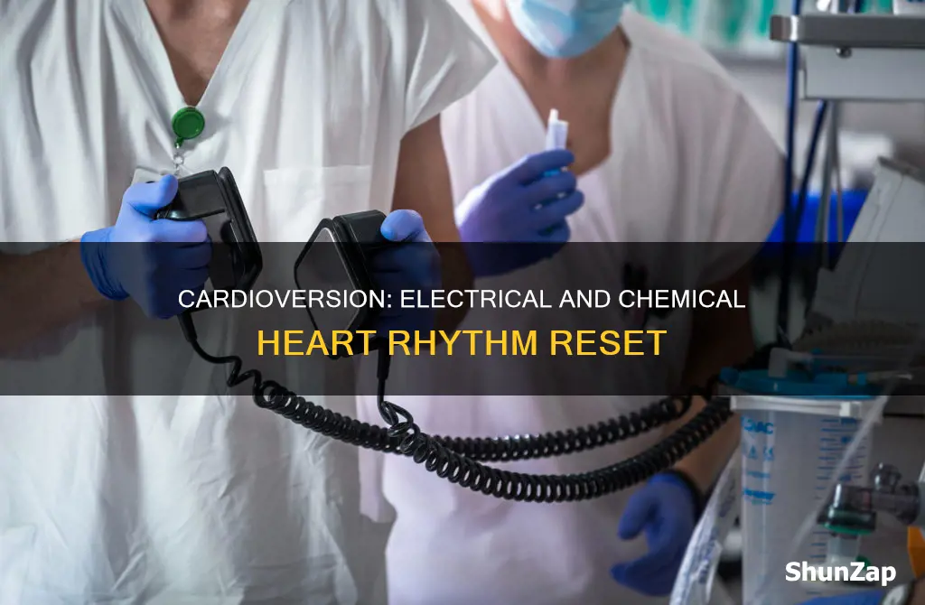 what is an electrical or chemical cardioversion