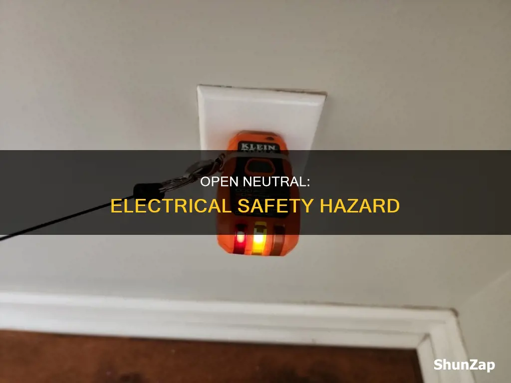 what is an open neutral in electrical