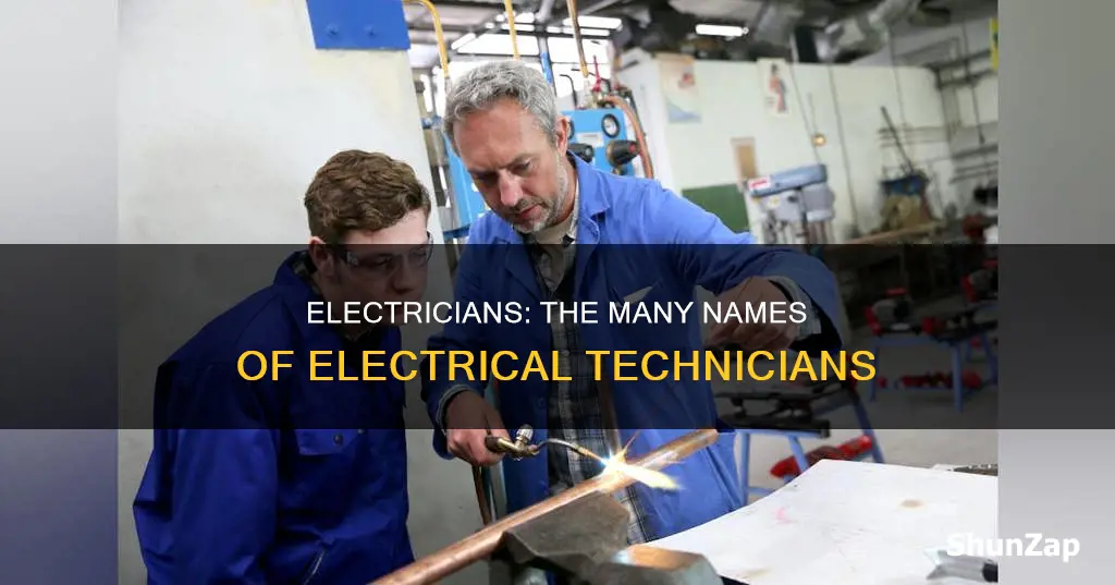what is another name for electrical technician