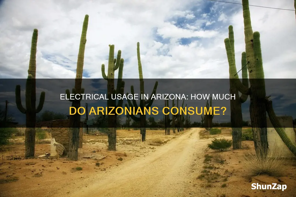 what is average electrical useage in az